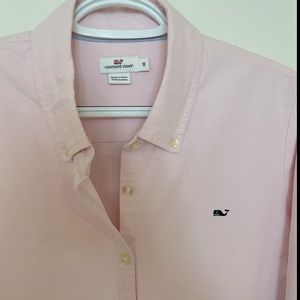Vinyard Vines Pink Button Down Oxford Ladies 16